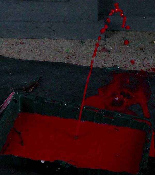 "Fântâna de sânge"/“Blood fountain”