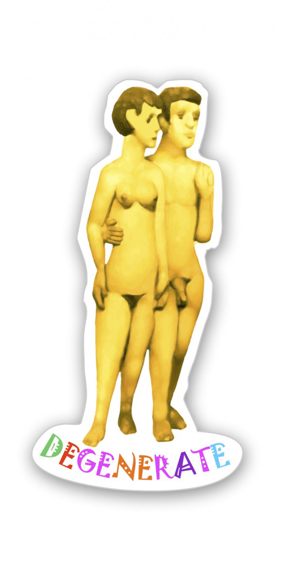 Motivul "autocolant" (E. L. Kirchner)/The “sticker” motif (E. L. Kirchner)